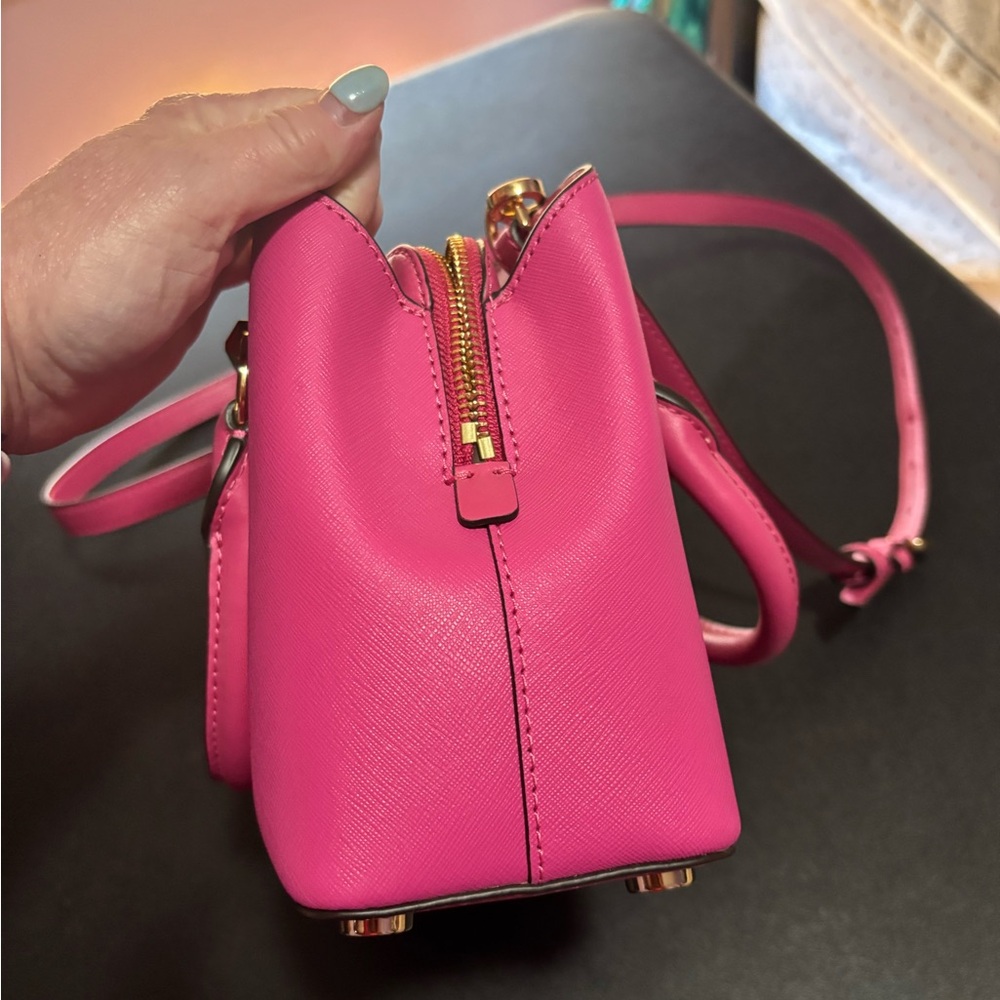 Michael Kors Pink Satchel with Gold Hardware - Picture 6 of 7